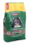 Сибирская кошка древесный наполнитель для кошек "лесной"