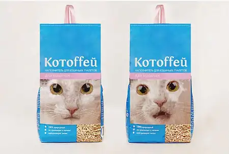 Купить Котоффей наполнитель для кошек древесный