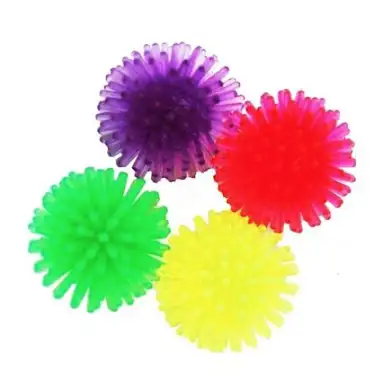 Уют игрушка для кошек мяч-шуршик, неоновый